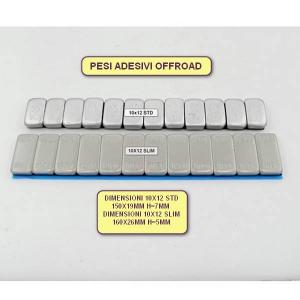 SC.50 PESI ADESIVI OFFROAD 10X12 GR.120 SLIM